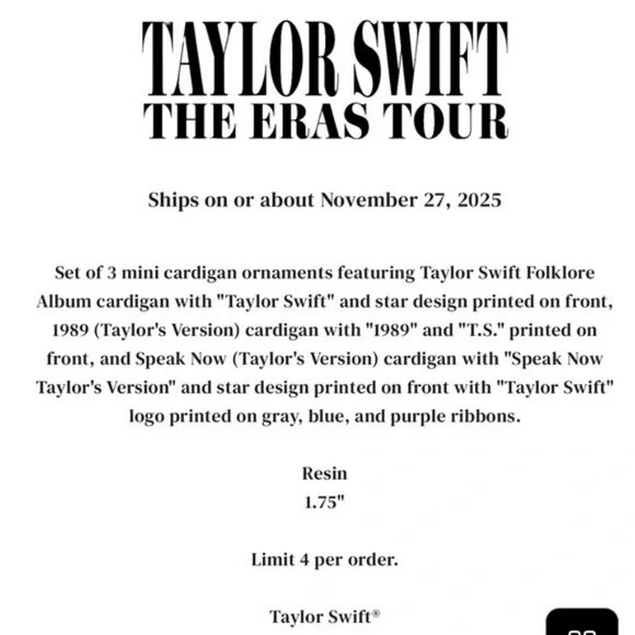 Mini Cardigan Ornament Set - Picture 6 of 6